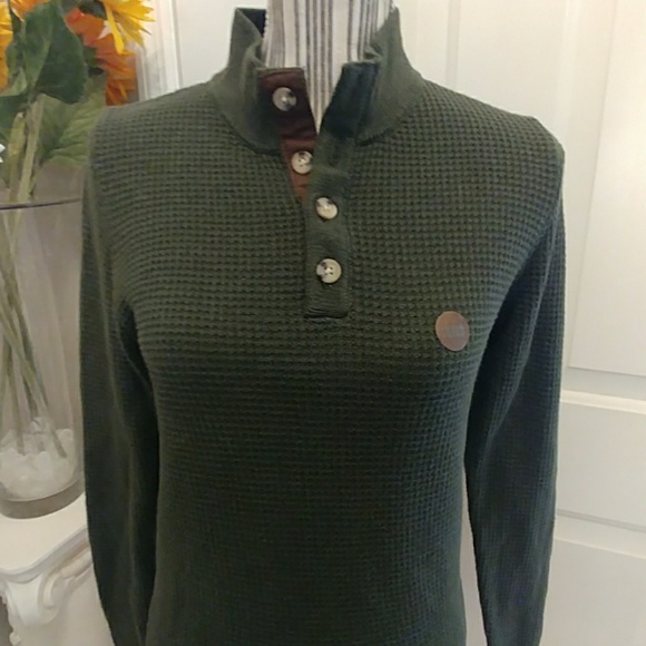 Class Club Olive Henley Shirt- Size 18/20 - Picture 3 of 8
